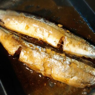 秋刀魚の胡麻ポン焼き